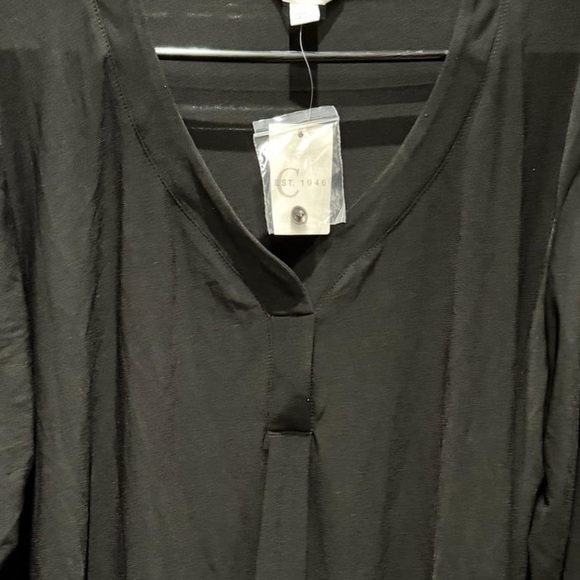 EST 1946 Black Blouse NWT 14W-16W - Picture 3 of 4